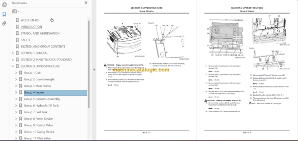 Hitachi ZX220LC-GI Technical and Workshop Manual