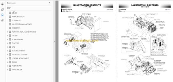 Hitachi ZW180-6 Wheel Loader (PPD860-1-1) Parts Catalog