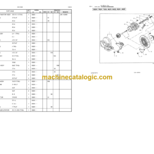 Hitachi ZW220-G ZW250-G Wheel Loader Engine Parts Catalog