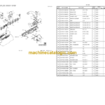 Hitachi ZW220-G ZW250-G Wheel Loader Engine Parts Catalog