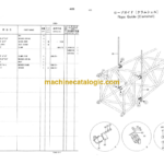 Hitachi KH180-3 Crawler Crane Parts Catalog Seri No 0703-