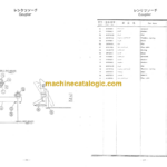 Hitachi KH150-2 TOWER CRANE FRONT ATTACHMENT CRANE FRONT PARTS (IN TOWER BOOM USE) Parts Catalog