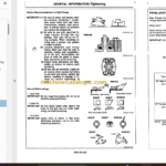 EX125WD-5 Excavator Technicial and Workshop Manual