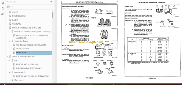 EX125WD-5 Excavator Technicial and Workshop Manual