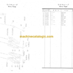 Hitachi KH150-2 TOWER CRANE FRONT ATTACHMENT CRANE FRONT PARTS (IN TOWER BOOM USE) Parts Catalog