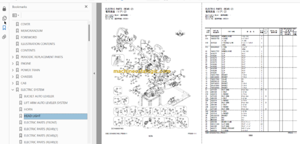 Hitachi ZW180-6 Wheel Loader (PPD860-1-1) Parts Catalog