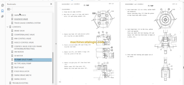 Hitachi PD80 Pile Driver Service Manual