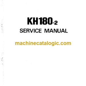 Hitachi KH180-2 Service Manual