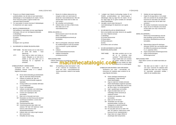 Hitachi CC150-3 150C-3 150-3A 150C-3A Vibratory Roller Parts Catalog