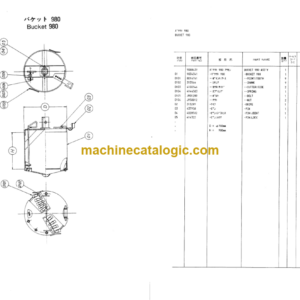 Hitachi KH125-3 HYDRAULIC EARTH DRILL Parts Catalog