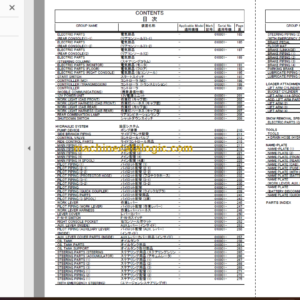 Hitachi ZW220-5B Wheel Loader (PNEE60-1-1) Parts Catalog