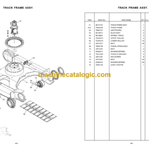 Hitachi EX110+ Parts Catalog