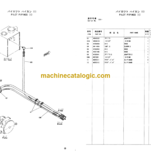 Hitachi Sumitomo SCX300 Crawler Crane Parts Catalog