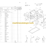 Hitachi KH100D Crawler Crane Parts Catalog Serial No.1001-