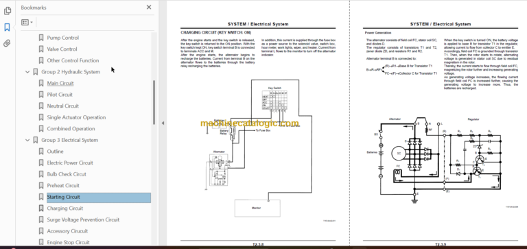 EX135UR Excavator Technicial and Workshop Manual