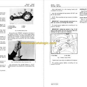 John Deere 440 440A and 440B Skidders Technical Manual