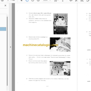 Hitachi T20 Dozer Service Manual