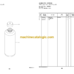 Hitachi ZW250-5B Wheel Loader Equipment Components Parts Catalog