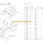 Hitachi KH100D Crawler Crane Parts Catalog Serial No.1001-