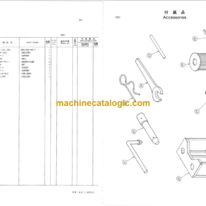 Hitachi KH100D HYDRAULIC EARTH DRILL Parts Catalog