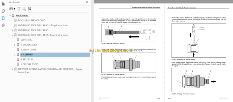 Sandvik DD420-60 Workshop Manual Serial No. 108D13353-1