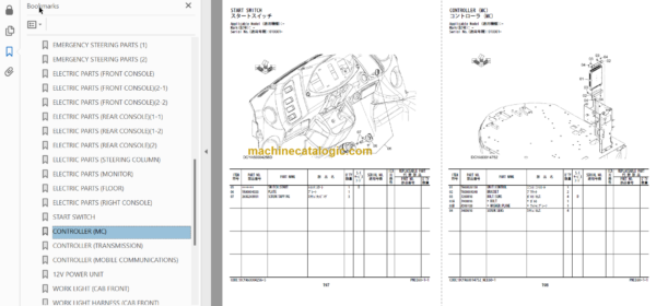 Hitachi ZW220-5B Wheel Loader (PNEE60-1-1) Parts Catalog