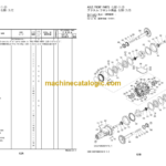 Hitachi ZW250-5B Wheel Loader Equipment Components Parts Catalog