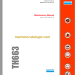 Sandvik TH663 Maintenance Manual Serial No. T763D102