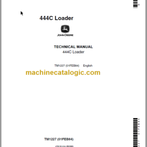 John Deere 444C Loader Technical Manual