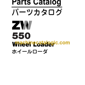 Hitachi ZW550 Wheel Loader Parts Catalog