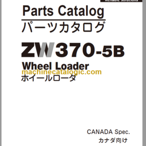 Hitachi ZW370-5B Wheel Loader (PNHE60-1-1) Parts Catalog