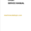 Hitachi UH061 Service Manual