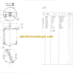 Hitachi KH125-3 Hydraulic Earth Drill Parts Catalog Serial No.0845-