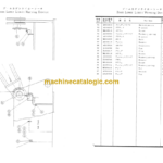 Hitachi KH180-2 Parts List Dragline Front attachment