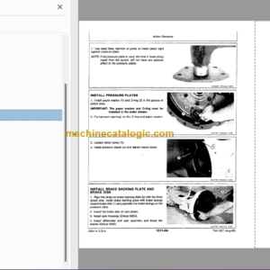 John Deere 444C Loader Technical Manual