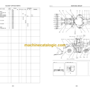 Hitachi ZW550 Wheel Loader Parts Catalog