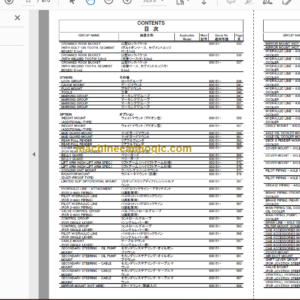 Hitachi ZW370-5B Wheel Loader (PNHE60-1-1) Parts Catalog