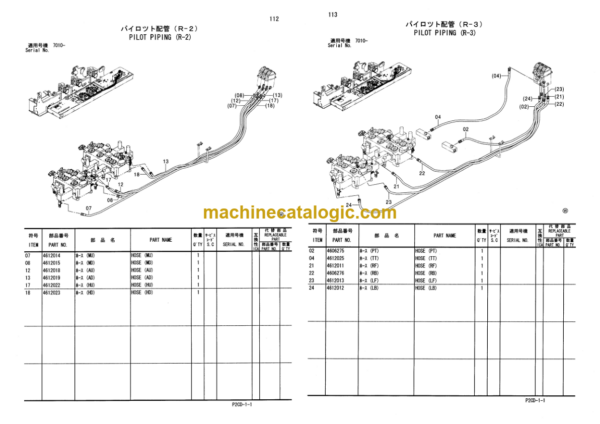 Hitachi Sumitomo SCX1200-2 Crawler Crane Parts Catalog