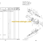 Hitachi ZW100-6 ZW120-6 Wheel Loader Equipment Components Parts Catalog