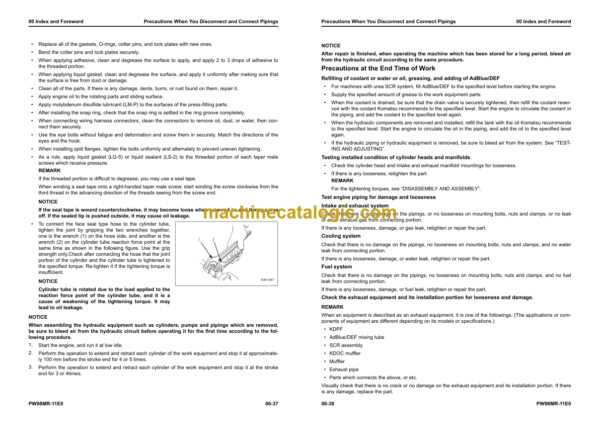 Komatsu PW98MR-11E0 Shop Manual