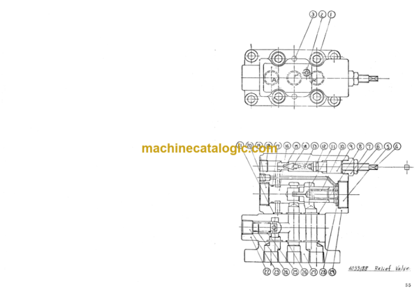 Hitachi KH150 Equipment Components Parts Catalog