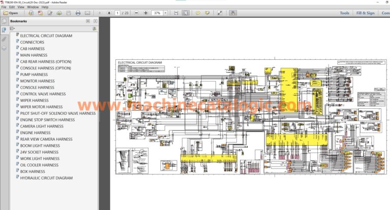 Hitachi 2024 Large Excavator & Mining Excavator Service Manual and Parts Catalog Full SET