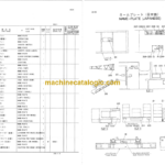 Hitachi KH850-3 Crawler Crane Parts Catalog Serial No.0301-