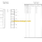 Hitachi KH180-2 Parts List Dragline Front attachment