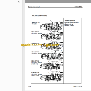 SANDVIK DD420-60C Maintenance Manual Serial No.107D113709-1