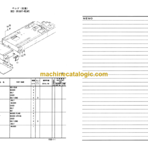 Hitachi Sumitomo SCX1200-2 Crawler Crane Parts Catalog