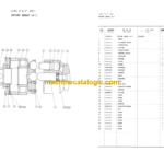 Hitachi KH100D Equipment Components Parts Catalog