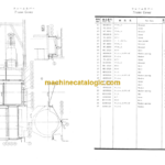 Hitachi KH180-2 Parts List Dragline Front attachment