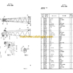 Hitachi Sumitomo SCX1200-2 Crawler Crane Parts Catalog