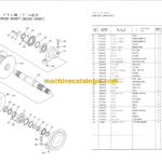 Hitachi KH850-3 Crawler Crane Parts Catalog Serial No.0301-